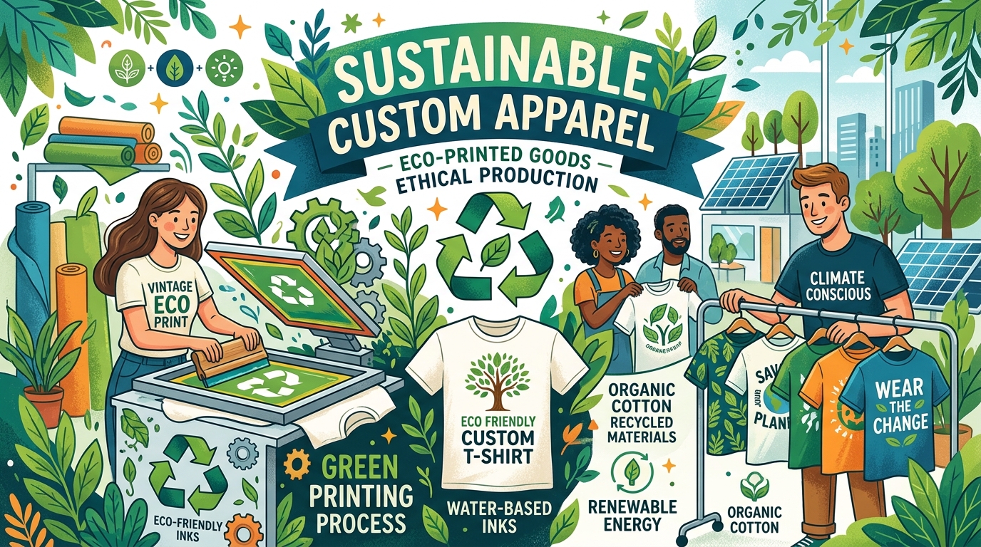 Eco-Friendly Custom Apparel: Why Sustainable Printing is the Future