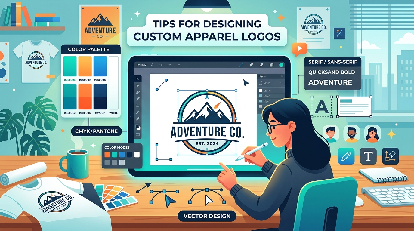 How to Design the Perfect Logo for Custom Apparel Printing